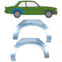 Reperaturka błotnika tylnego do Opel Ascona B 1975-1981 / Lewa+Prawa / Zestaw 16290