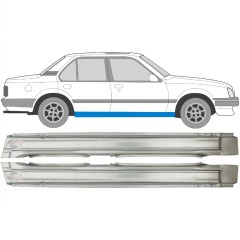 Pełny próg do Opel Ascona C 1981-1998 / Lewa+Prawa / Zestaw 9488