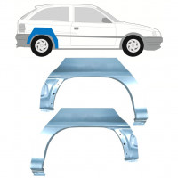 Reperaturka błotnika tylnego do Opel Astra 1991-2002 / Lewa+Prawa / Zestaw 9680