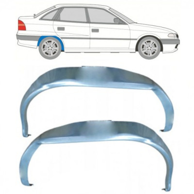 Reperaturka nadkola tylnego wewnętrzna do Opel Astra 1991-2002 / Lewa+Prawa / Zestaw 10532