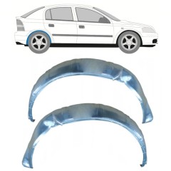 Reperaturka nadkola tylnego wewnętrzna do Opel Astra G 1998-2009 / Lewa+Prawa / Zestaw 10633