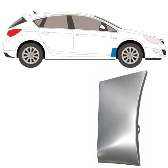 Reperaturka błotnika przedniego do Opel Astra J 2009-2015 / Prawa 17165