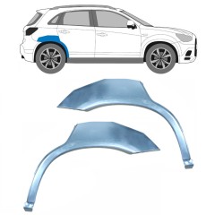 Reperaturka błotnika tylnego do Mitsubishi ASX 2010- / Lewa+Prawa / Zestaw 10469