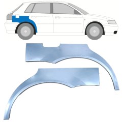 Reperaturka błotnika tylnego do Audi A3 8L 1996-2003 / Lewa+Prawa / Zestaw 11795