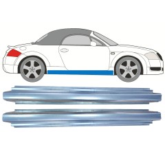 Reperaturka progu do Audi TT 1998-2006 / Lewa = Prawa (symetryczny) / Zestaw 11187