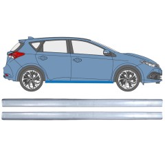 Reperaturka progu do Toyota Auris 2013-2018 / Lewa+Prawa / Zestaw 12449