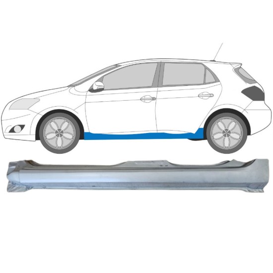 Pełny próg do Toyota Auris 2007-2012 / Lewa 15090