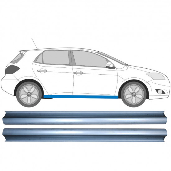 Reperaturka progu do Toyota Auris 2007-2012 /  11379