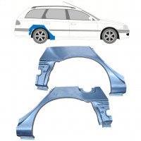 Reperaturka błotnika tylnego do Toyota Avensis 1997-2003 / Lewa+Prawa / COMBI / Zestaw 9813