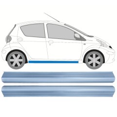 Reperaturka progu do Citroen C1 2005-2012 / Lewa+Prawa / Zestaw 14301