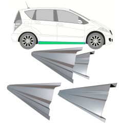 Reperaturka progu wewnętrzna + zewnętrzna do Mercedes A-Class W169 2004-2012 / Lewa = Prawa (symetryczny) / Zestaw 11156