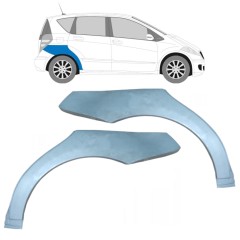 Reperaturka błotnika tylnego do Mercedes A-Class W169 2004-2012 / Lewa+Prawa / Zestaw 9265