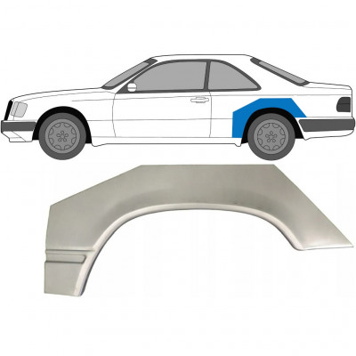 Reperaturka błotnika tylnego do Mercedes W124 1984-1997 / Lewa / COUPE 5391