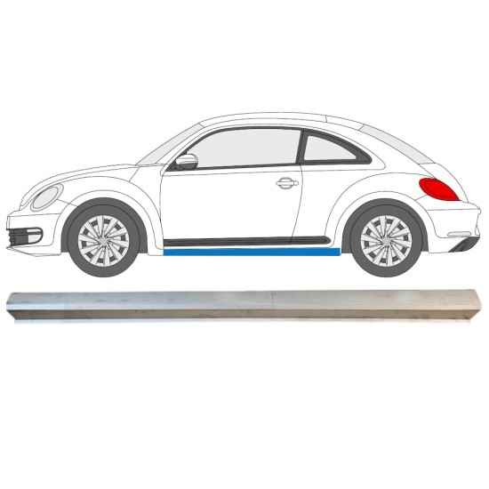 Reperaturka progu część dolna do Volkswagen Beetle 2011-2019 / Lewa 15096 Reperaturka progu część dolna do Volkswagen Beetle 2011-2019 / Lewa 15096