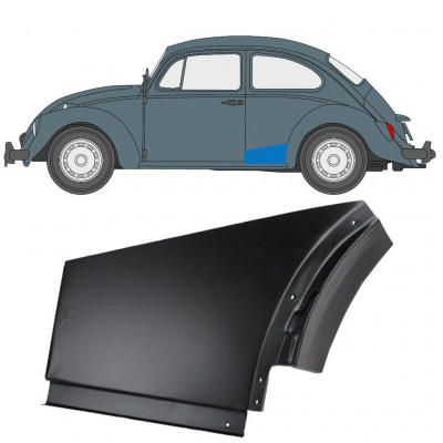 Reperaturka błotnika tylnego duża do Volkswagen Kaefer 1947-1985 / Prawa 12744