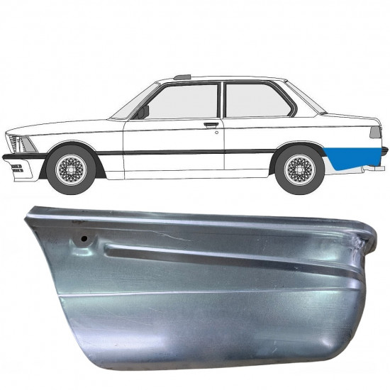 BMW 3 E21 1975-1984 2/4 DRZWIOWY REPERATURKA BŁOTNIKA TYLNEGO / LEWA STRONA