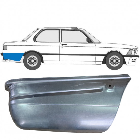 BMW 3 E21 1975-1984 2/4 DRZWIOWY REPERATURKA BŁOTNIKA TYLNEGO / PRAWA STRONA