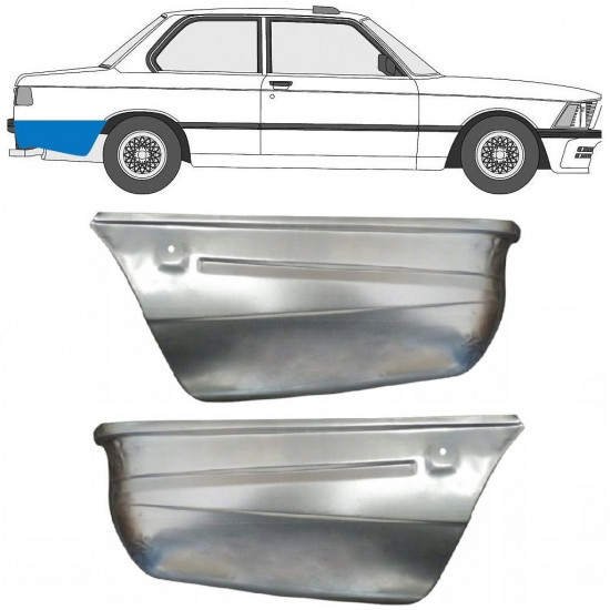 BMW 3 E21 1975-1984 2/4 DRZWIOWY REPERATURKA BŁOTNIKA TYLNEGO / ZESTAW