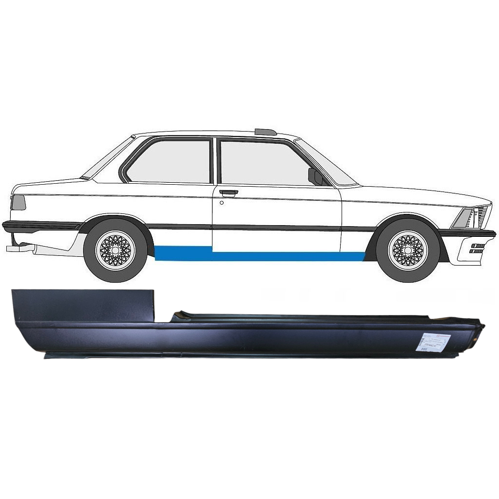 BMW 3 E21 1975-1984 2 DRZWIOWY PELNY PRÓG / PARA