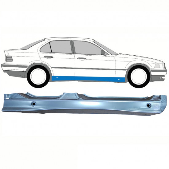 Pełny próg do BMW 3 E36 1990-2000 / Prawa 10854