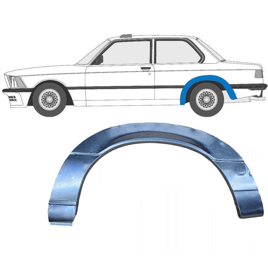 BMW 3 E21 1975-1984 2 DRZWIOWY REPERATURKA BŁOTNIKA TYLNEGO / PARA