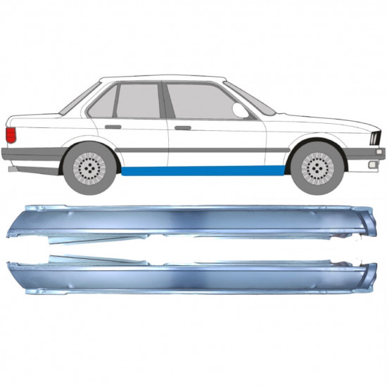 Pełny próg do BMW 3 E30 1982-1993 / Lewa+Prawa / Zestaw 5134