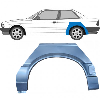 BMW 3 E30 1987-1994 2 DRZWIOWY REPERATURKA BŁOTNIKA TYLNEGO / LEWA STRONA