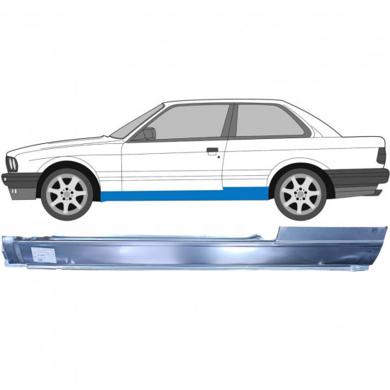 BMW 3 E30 1982-1994 2 DRZWIOWY PELNY PRÓG / LEWA STRONA