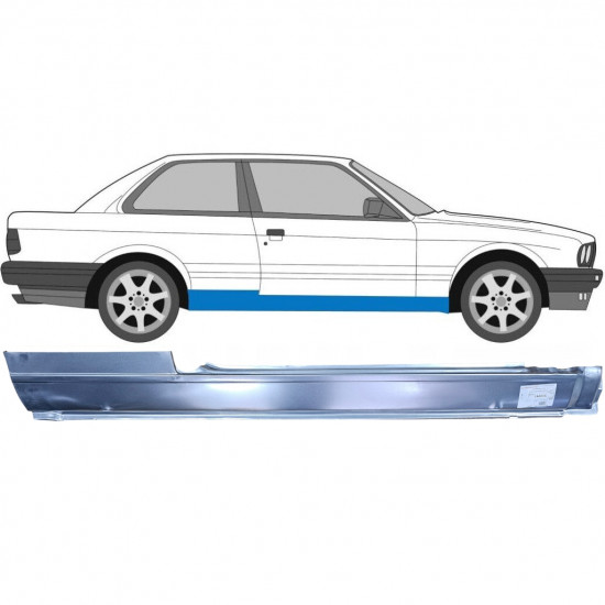 BMW 3 E30 1982-1994 2 DRZWIOWY PELNY PRÓG / PRAWA STRONA