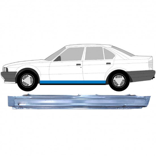 Pełny próg do BMW 5 E34 1987-1996 / Lewa 6398