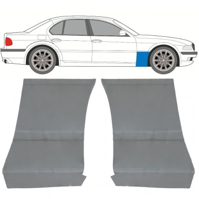BMW 7 E38 1994-2001 REPERATURKA BŁOTNIKA PRZEDNIEGO / ZESTAW