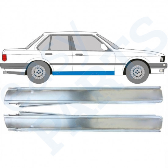 BMW 3 E30 1982-1994 4 DRZWIOWY PELNY PRÓG / ZESTAW