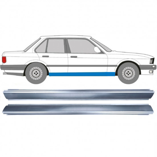 BMW 3 E30 1982-1994 REPERATURKA PROGU / PRAWA STRONA + LEWA STRONA / ZESTAW