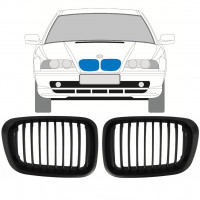 Grill czarny do BMW 3 E46 1998-2001 /  11128