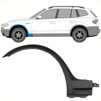 Listwa boczna błotnika przedniego do BMW X3 2003-2010 / Lewa 8342