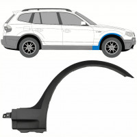 Listwa boczna błotnika przedniego do BMW X3 2003-2010 / Prawa 8341