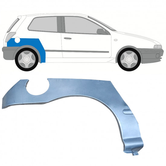 Reperaturka błotnika tylnego do Fiat Bravo 1995-2001 / Prawa 10988