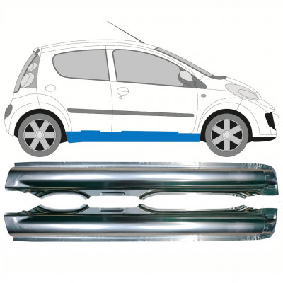 Reperaturka progu do Peugeot 107 Citroen C1 2005- / Lewa+Prawa / Zestaw 10337