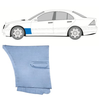 Reperaturka błotnika przedniego do Mercedes C-Class W203 2000-2007 / Lewa 16030