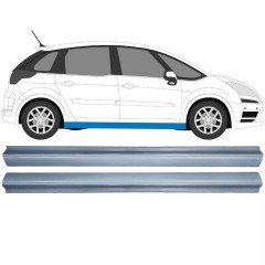 Reperaturka progu do Citroen C4 Picasso 2006-2013 / Lewa+Prawa / Zestaw 11915