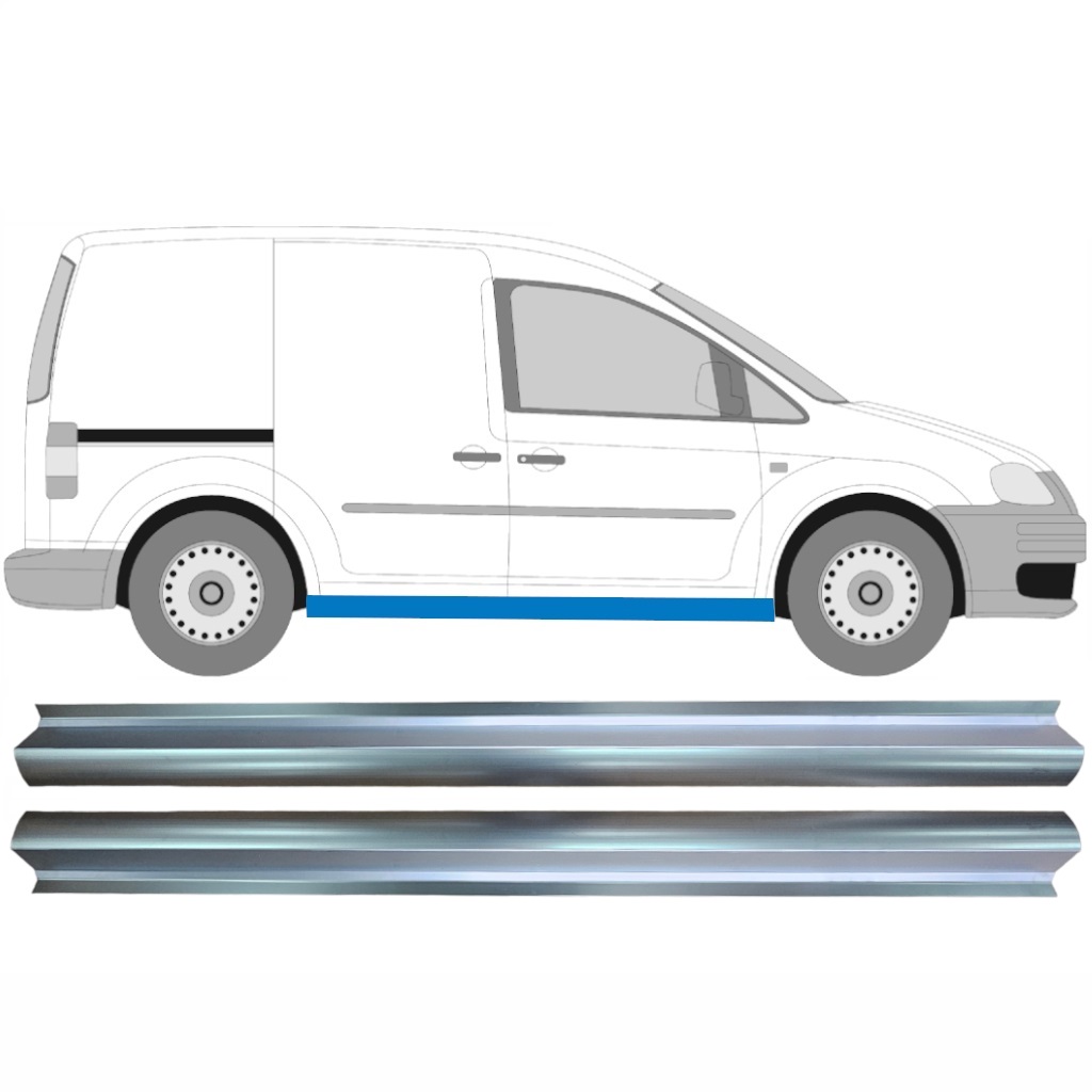 Reperaturka Progu Do Vw Caddy 2004-2015 / Lewa = Prawa (Symetryczny) / Zestaw 10485