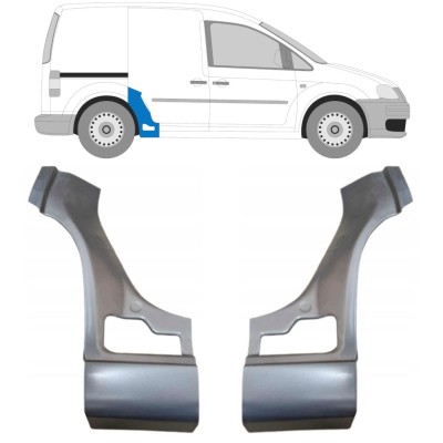 Reperaturka błotnika tylnego do Volkswagen Caddy 2004-2020 / Lewa+Prawa / Zestaw 15164