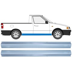 Reperaturka progu do Volkswagen Caddy 1995-2004 / Lewa = Prawa (symetryczny) / PICKUP / Zestaw 16186