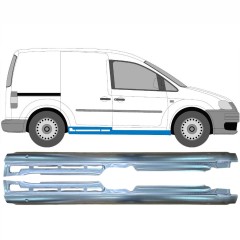 Pełny próg do Volkswagen Caddy 2004-2020 / Lewa+Prawa / Zestaw 9558