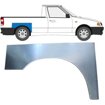 Reperaturka błotnika tylnego do Volkswagen Caddy 1995-2004 / Prawa / PICKUP 16328