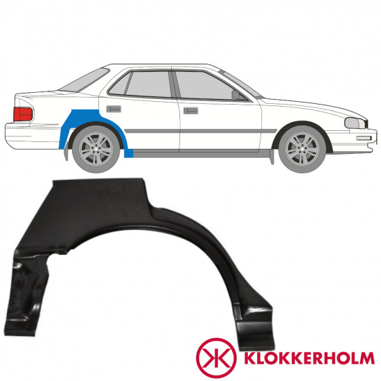 TOYOTA CAMRY 1991-1996 REPERATURKA BŁOTNIKA TYLNEGO / PRAWA STRONA