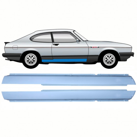 Reperaturka progu do Ford Capri 1974-1987 / Zestaw 11076