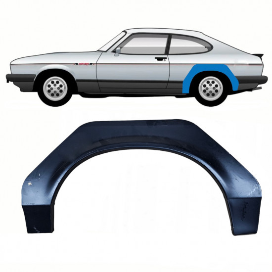 Reperaturka błotnika tylnego do Ford Capri 1974-1987 / Lewa 8779