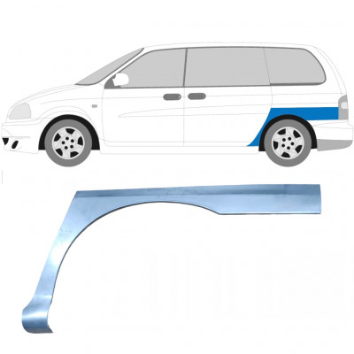 Reperaturka błotnika tylnego do Kia Carnival 1998-2006 / Lewa 6670