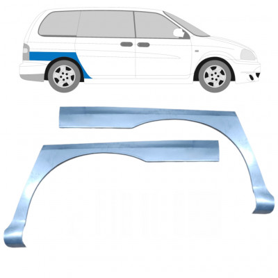 Reperaturka błotnika tylnego do Kia Sedona Carnival 1998-2006 / Lewa+Prawa / Zestaw 5198